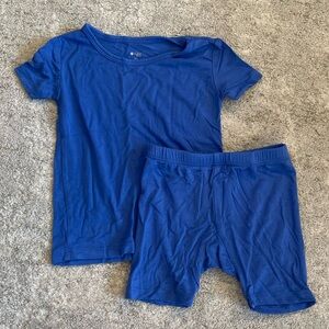 Kyte BABY Blue Short Sleeve Pajama Set